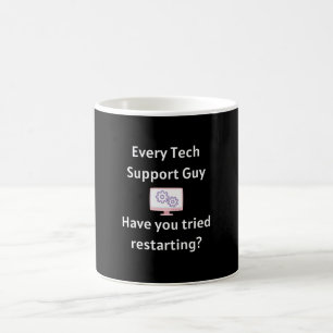 Funny Tech Support Line Coffee Mug