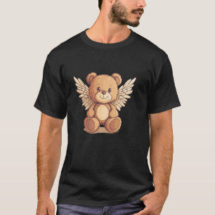 Funny Teddy Bear with Angel Wings for Boys and Gir T-Shirt