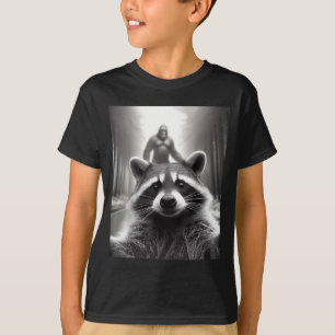 Funny Tee Ed Raccoon Selfie Bigfoot Gift Mens Wome