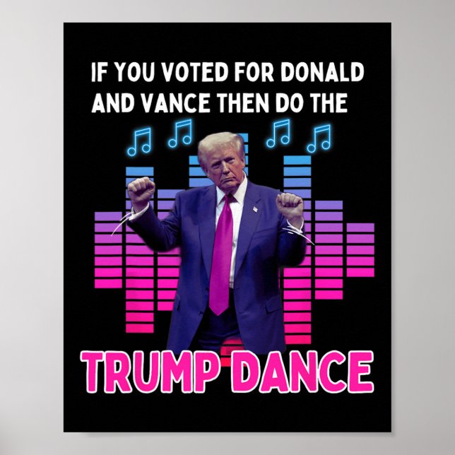 Funny Tee For Dads And Moms That Love Trump - Trum Poster (Front)