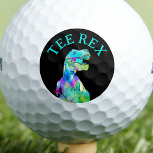 Funny Tee Rex Dinosaur Dad Joke Golf Balls