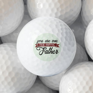 Funny Tee-riffic Fathers Day Golf Balls