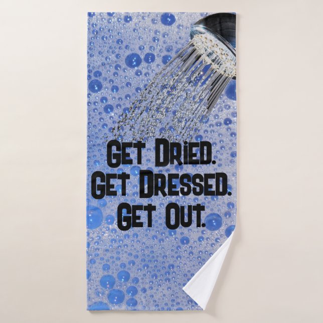 Funny, Teen Boy Bubbles Shower Bathroom  Bath Towel Set (Bath Towel)