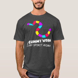 Funny Tees A Gummy Worm Is My Spirit Animal Long