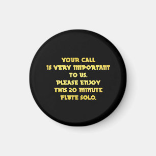 Funny Telephone Customer Service Joke Magnet