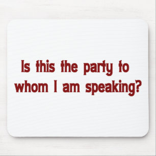 Funny Telephone Operator Mousepad