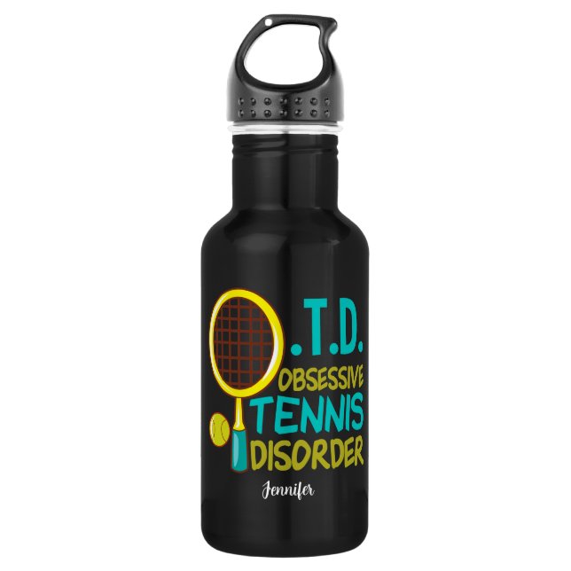 Funny Tennis 532 Ml Water Bottle (Front)
