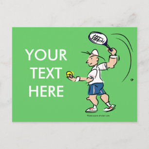 Funny tennis card for tennis player, dad, coach