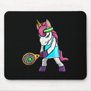 Funny Tennis Gift For Girls Women Unicorn Lovers C Mouse Mat