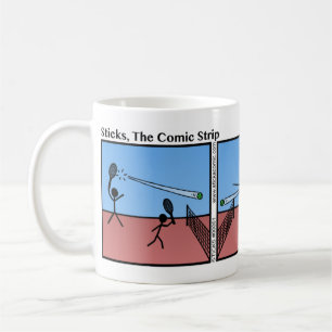 Funny Tennis Match Stickman Mug - 061