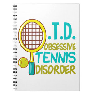 Funny Tennis Notebook