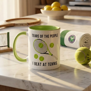 Funny Tennis Player Gift Mug