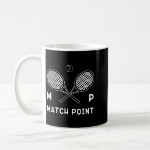 Funny Tennis Player Racket 40th Birthday Not 40 Coffee Mug