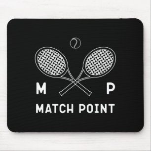 Funny Tennis Player Racket 40th Birthday Not 40 Mouse Mat