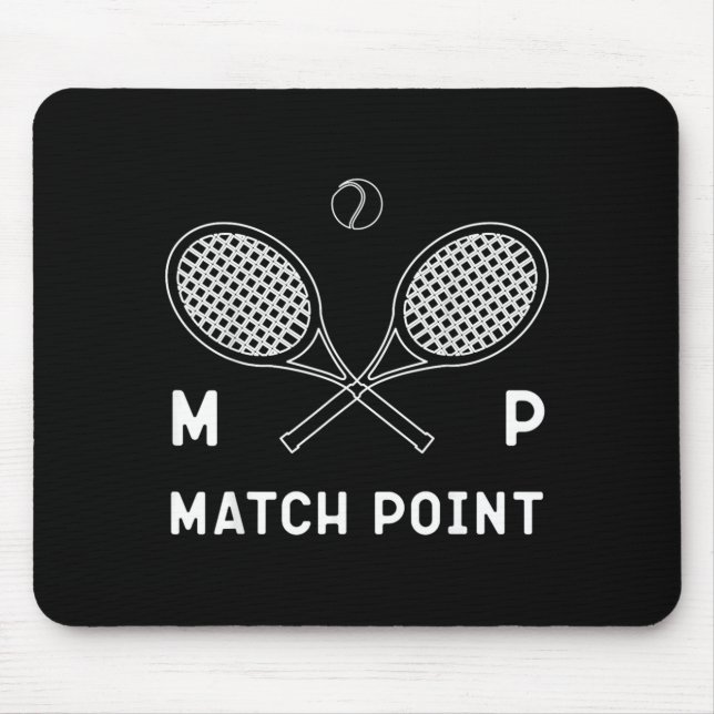 Funny Tennis Player Racket 40th Birthday Not 40 Mouse Mat (Front)