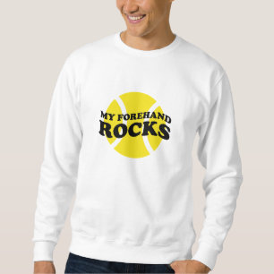 Funny tennis quote sweater   swing rocks / sucks