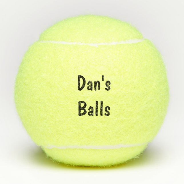 Funny Tennis Tennis Balls (Front)