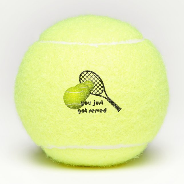 Funny Tennis You Just Got Served Balls (Front)