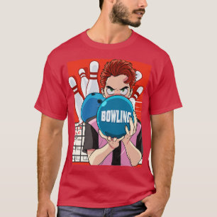 Funny Tenpin Bowling Ball Team Bowler Player Strik T-Shirt