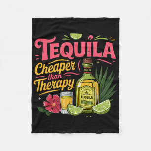 Funny Tequila Drinking Cinco De Mayo Mexican Party Fleece Blanket