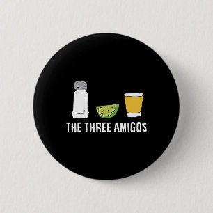 Funny Tequila Love Cinco De Mayo Tequila Salt And 6 Cm Round Badge