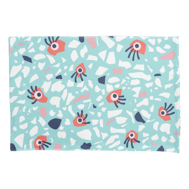 Funny Terrazzo Pattern Kids Pillowcase (Front)