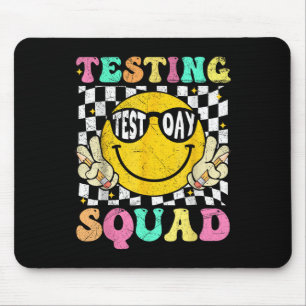 Funny Test Day Motivational Teacher Student Testin Mouse Mat