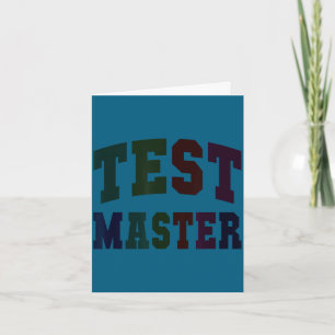 Funny test master testing day teacher mode on elaF Card