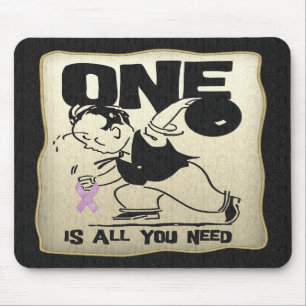 Funny Testicular Cancer Survivor Mouse Mat