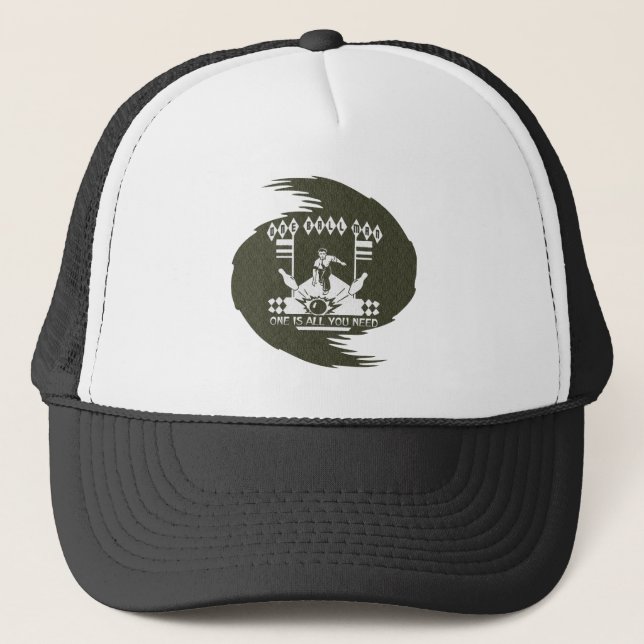Funny Testicular Cancer Survivor Trucker Hat (Front)