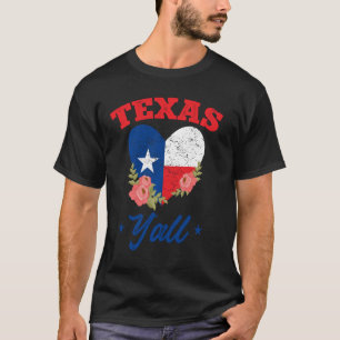 Funny Texan Lone Star State Texas Y'all T-Shirt