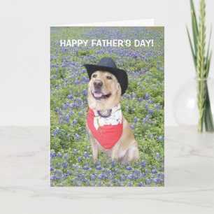Funny Texas Father's Day Card