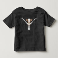 Funny Texas Longhorn calf Peek T-Shirt