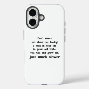 Funny text about women and men. iPhone 16 case