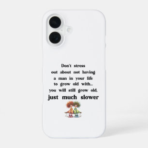 Funny text about women and men iPhone 16 case