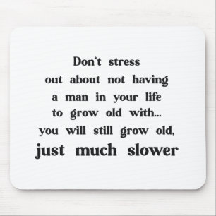 Funny text about women and men. mouse mat