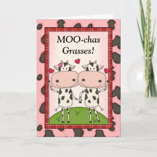 Funny Thank You - Cows Card