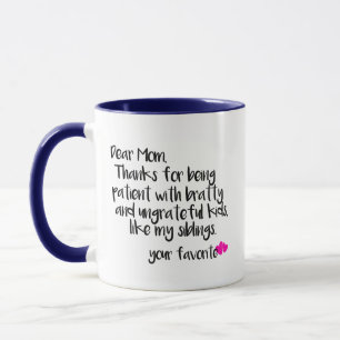 Funny Thank You Mum Meme Mother's Day Gift Coffee Mug