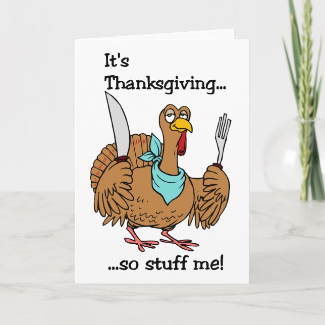 Funny Thanksgiving card (Front)