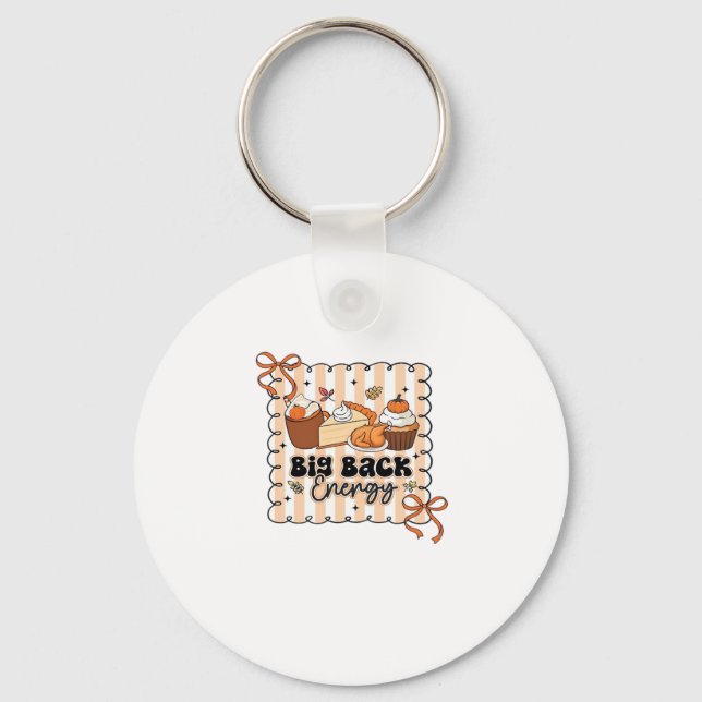 Funny Thanksgiving Classic T-Shirt.png Key Ring (Front)