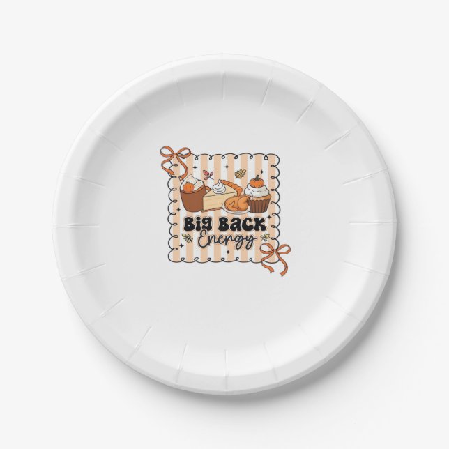 Funny Thanksgiving Classic T-Shirt.png Paper Plate (Front)