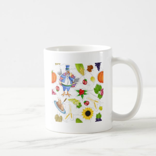 funny thanksgiving coffee mug (Right)