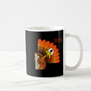 Funny Thanksgiving Cute Turkey Moo I'm A Cow Men W Coffee Mug