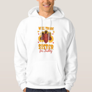 Funny Thanksgiving Day for Kids Will Trade Sister  Hoodie