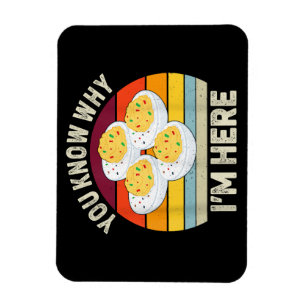Funny Thanksgiving Deviled Eggs You Know Why I'm H Magnet