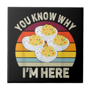 Funny Thanksgiving Deviled Eggs You Know Why I'm H Tile