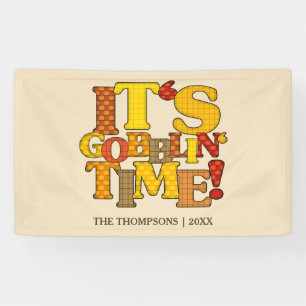 Funny Thanksgiving Dinner Banner