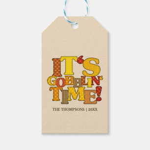 Funny Thanksgiving Dinner Gift Tags