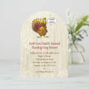 Funny Thanksgiving Dinner Invitation