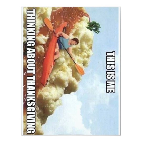 Funny Thanksgiving Dinner Invitation